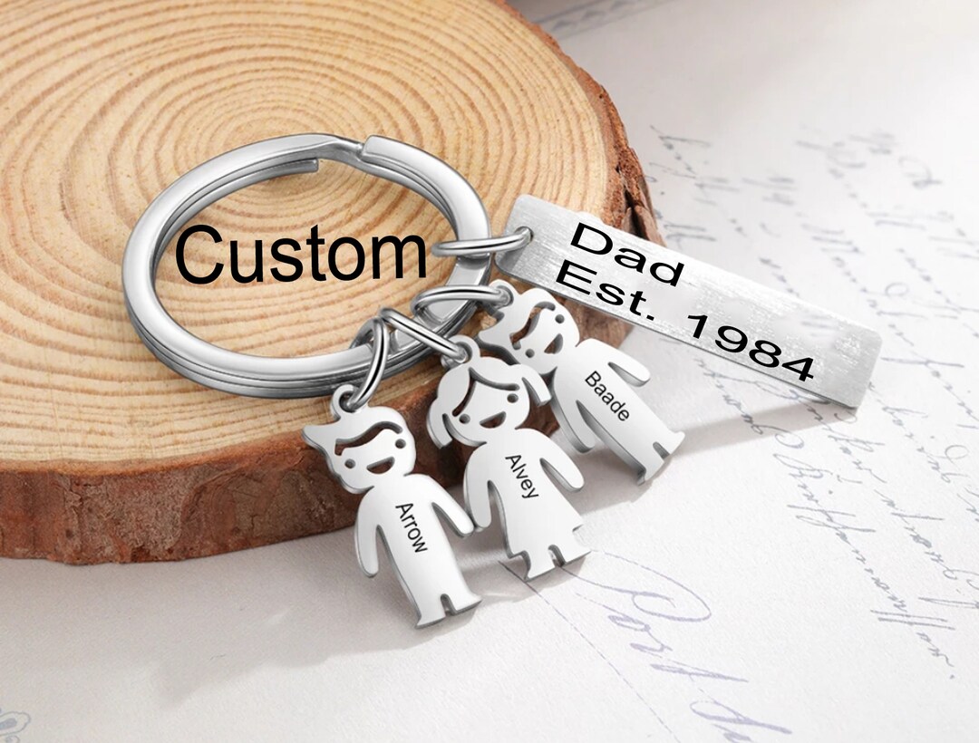 Stainless Steel Keychain Custom Engraved Key Chain Personalized Gifts for Him Gifts for Mom Birthday Gift Dad Gift MakerPlace by Michaels